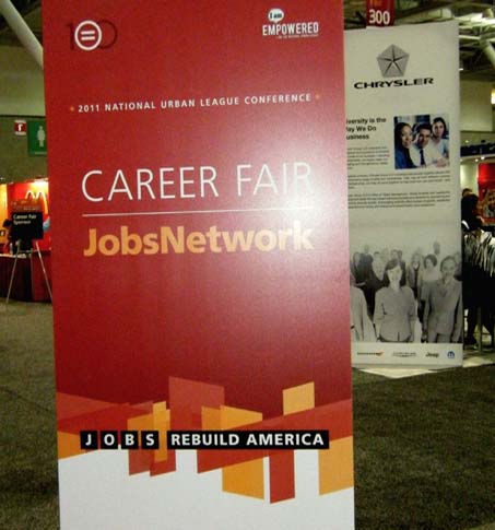 Jobs Rebuild America Sign